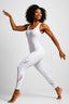 FLUX – Seamless Yoga Jumpsuit - White - VECTOR SPORTSWEAR