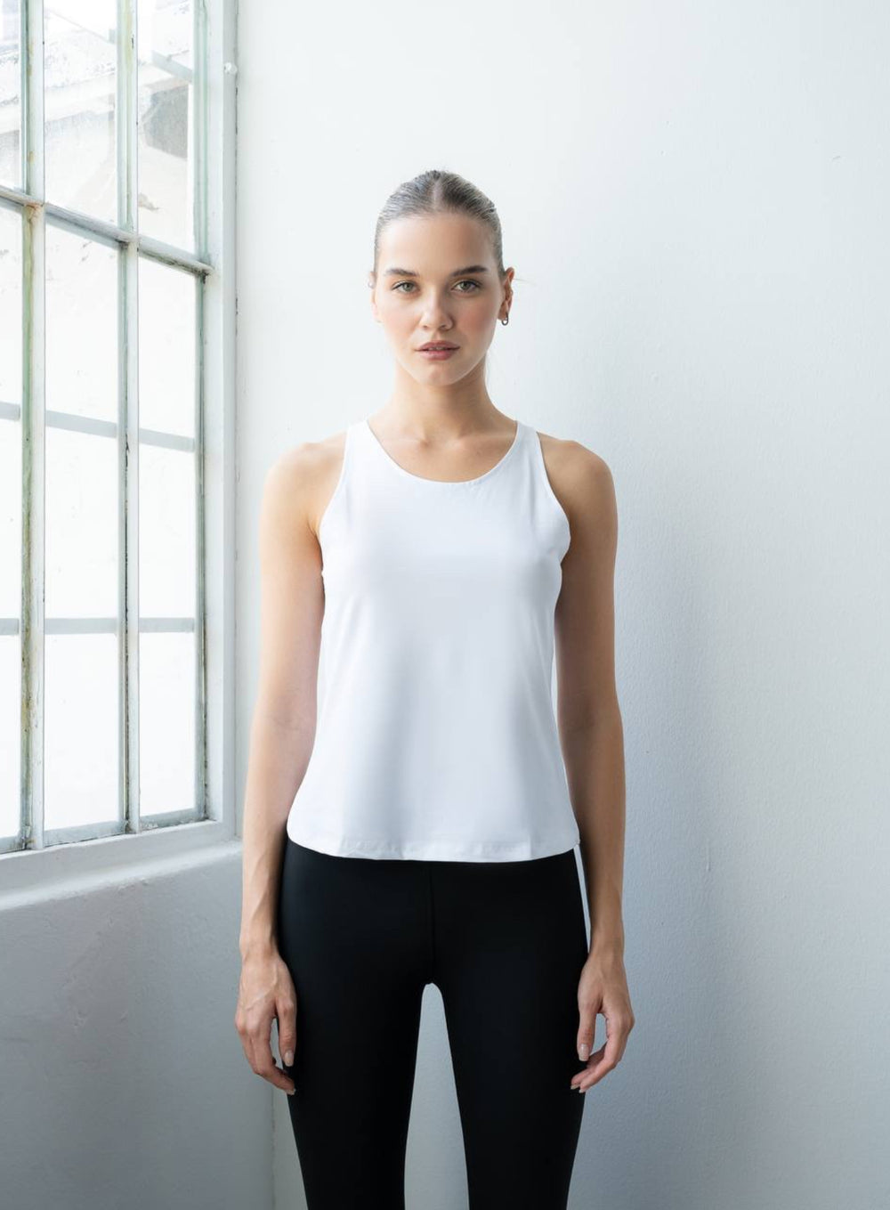 FREYA - ComfortFlex Sleeveless Tank Top - White - VECTOR SPORTSWEAR