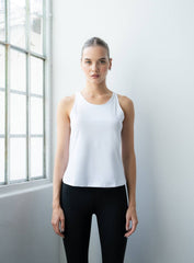 FREYA - ComfortFlex Sleeveless Tank Top - White