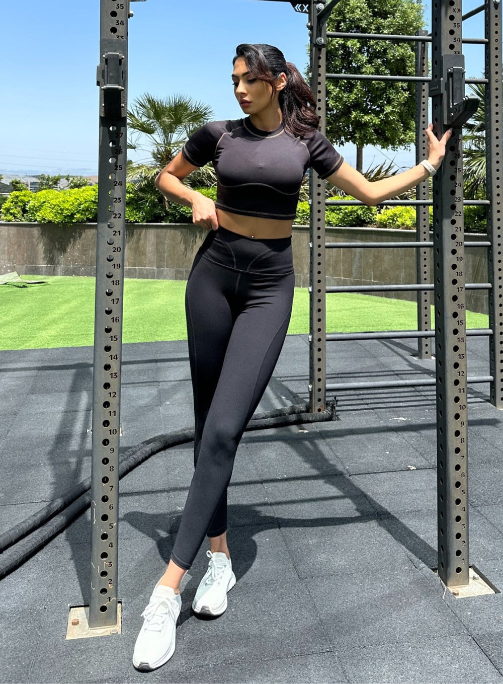 FREYA - UltraFlex Polyamide Legging - Black - VECTOR SPORTSWEAR