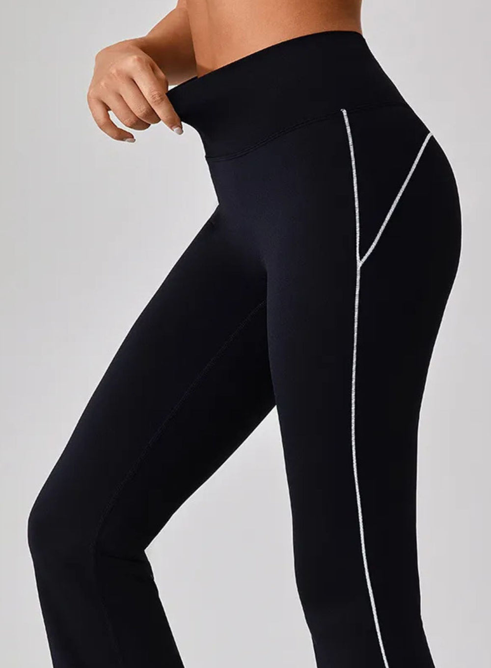 FlareFit Yoga Leggings - Black - VECTOR SPORTSWEAR
