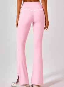 FlareFit Yoga Leggings - Pink - VECTOR SPORTSWEAR