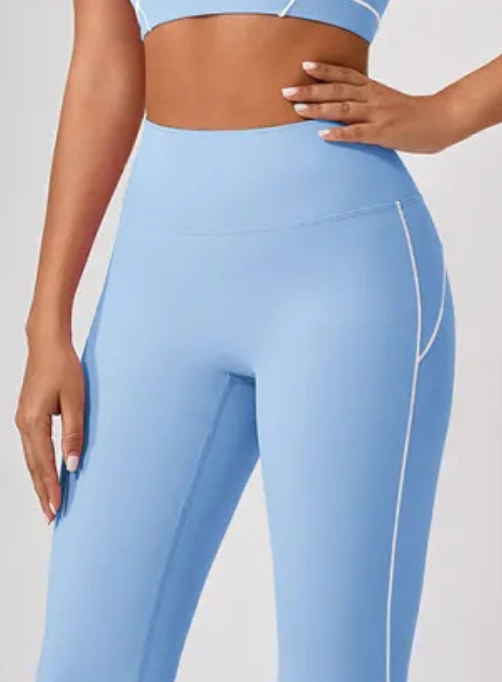 FlareFit Yoga Leggings - Water Blue - VECTOR SPORTSWEAR