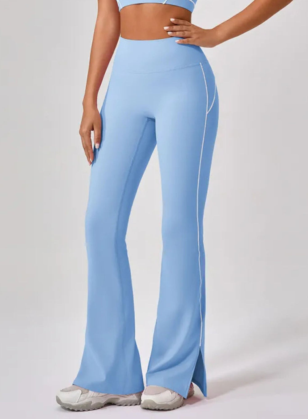 FlareFit Yoga Leggings - Water Blue - VECTOR SPORTSWEAR