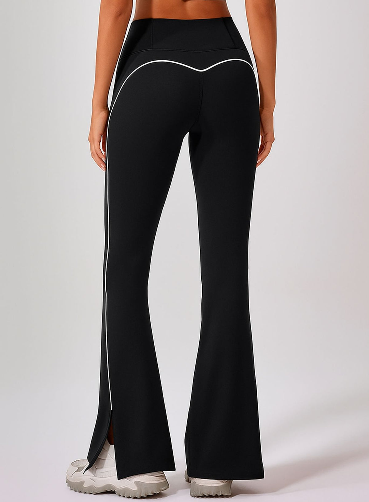 FlareFit Yoga Leggings - Black - VECTOR SPORTSWEAR Main image