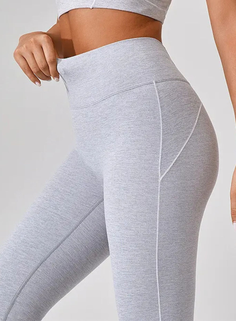 FlareFit Yoga Leggings - Heather Gray - VECTOR SPORTSWEAR