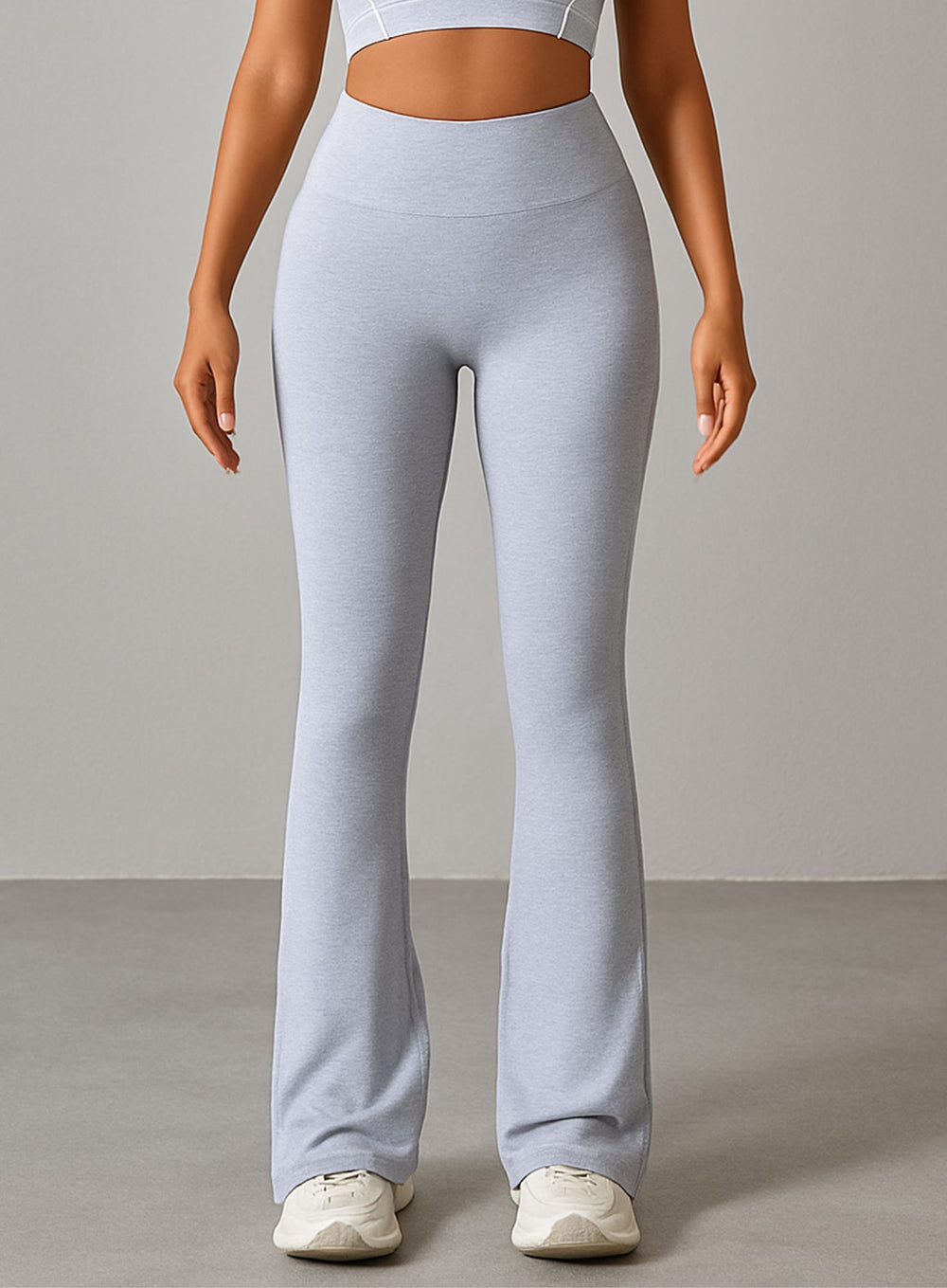 FlareFit Yoga Leggings - Heather Gray - VECTOR SPORTSWEAR
