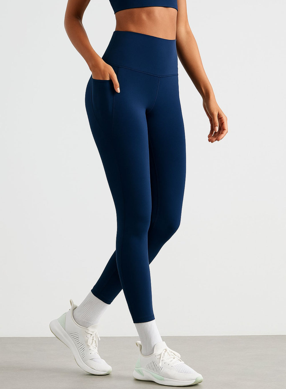 FlexAura Legging - Navy Blue - VECTOR SPORTSWEAR