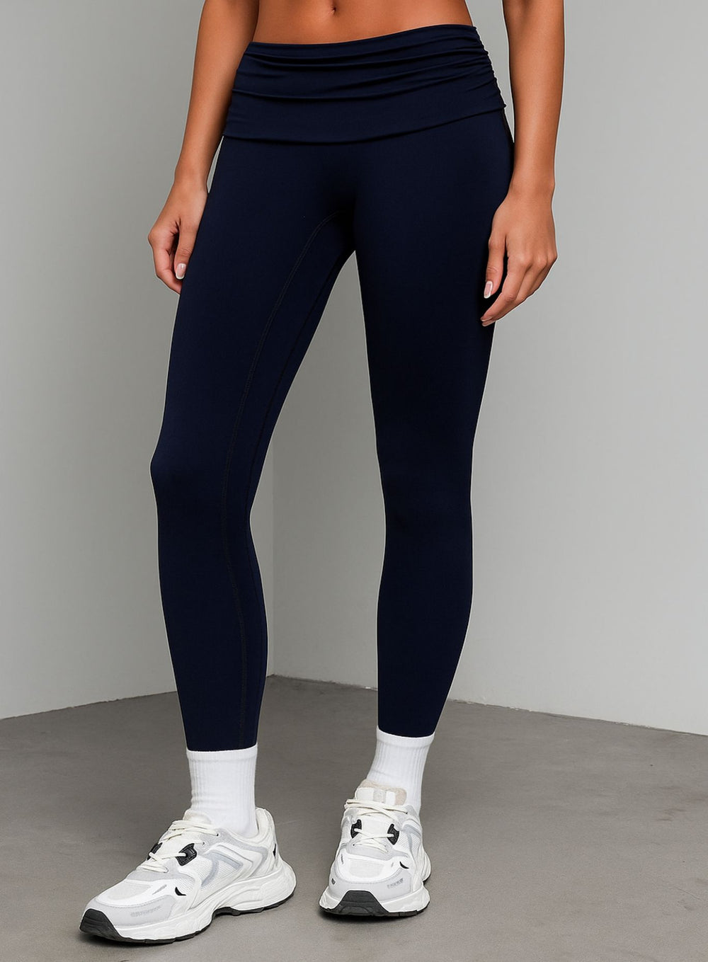 FlexFold™ CloudTouch Legging Navy Blue - VECTOR SPORTSWEAR