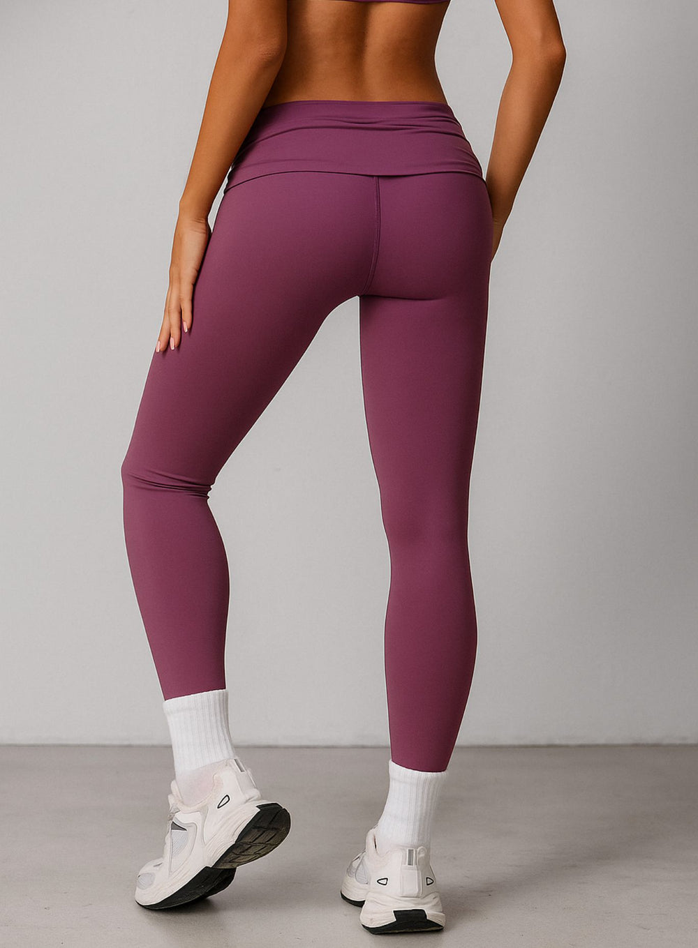 FlexFold™ CloudTouch Legging Prune Purple - VECTOR SPORTSWEAR