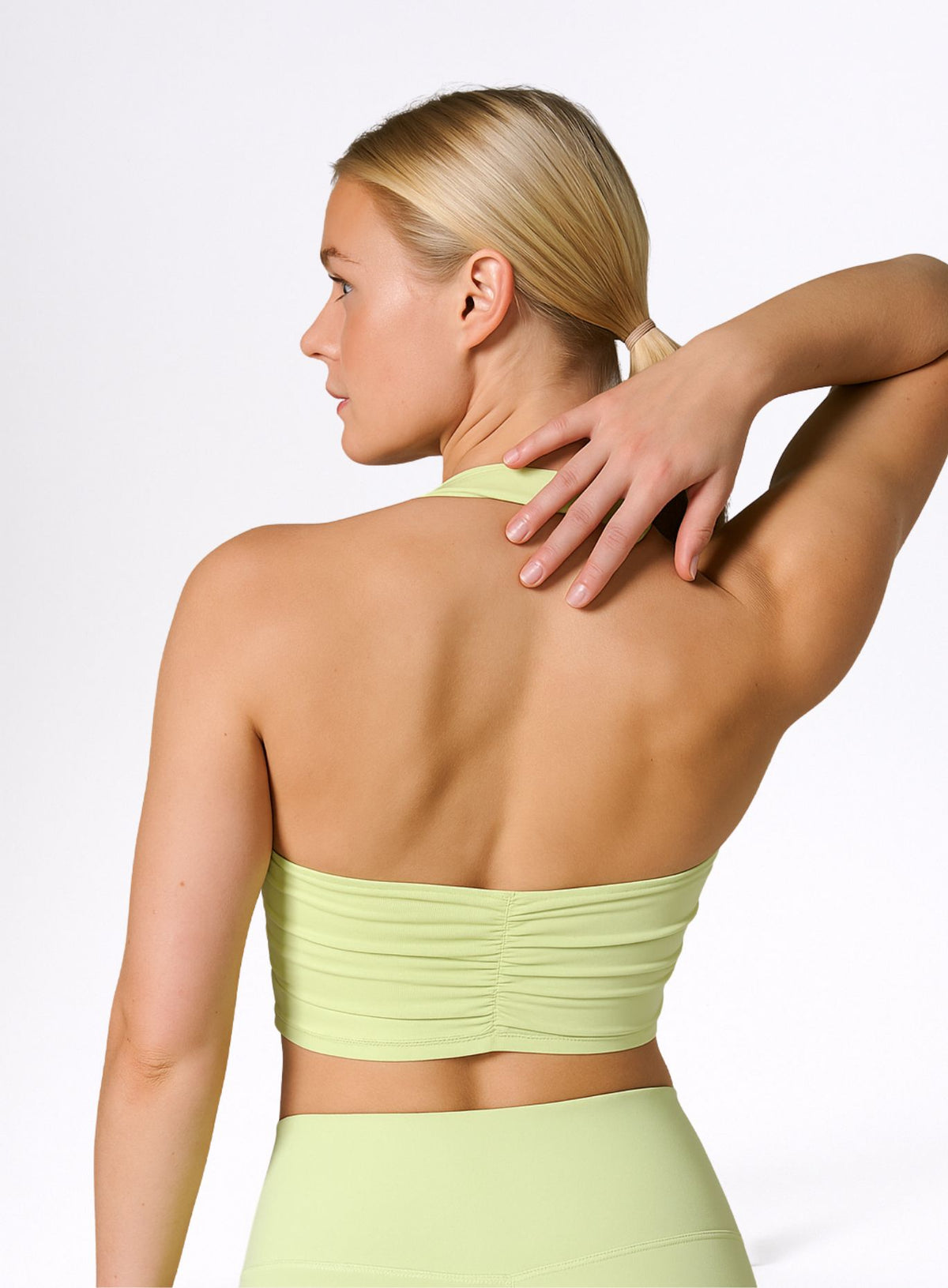 FlexLift Halter Bra - Fresh Green