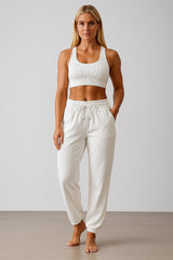 FlexTrail Loose Jogger - White