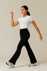 FlowRise - Ruched Waist Legging - Black