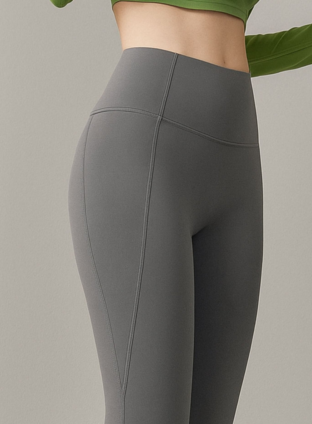 FlowRise - Split Flare Leggings - Iron Gray - VECTOR SPORTSWEAR