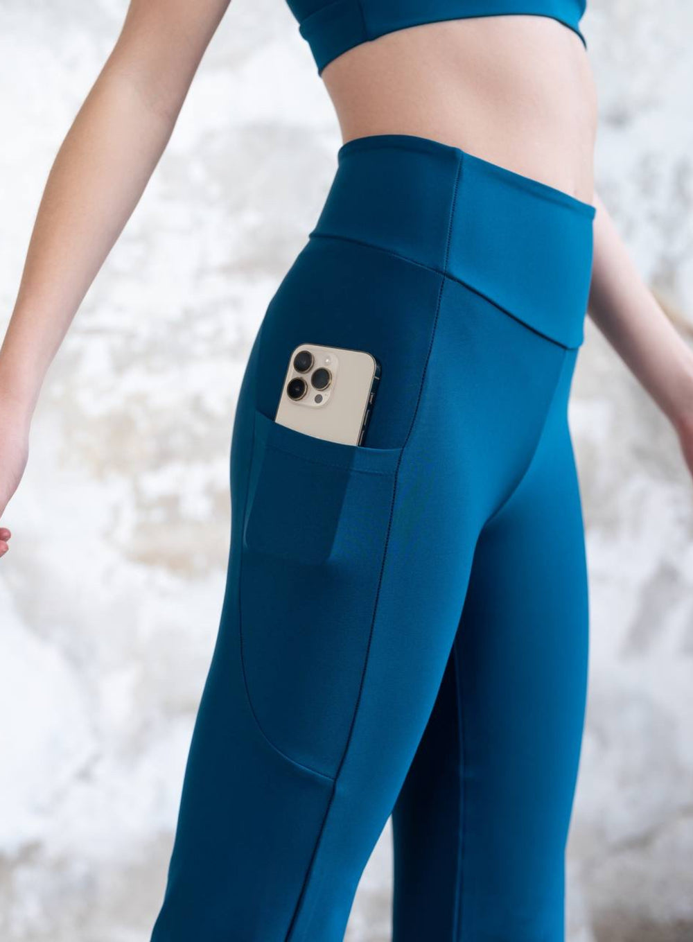 GERD - PocketFlow Wide - Leg Legging - Petroleum Blue - VECTOR SPORTSWEAR