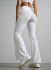 GERD – Wide-Leg Fitness Legging - Coconut Milk White