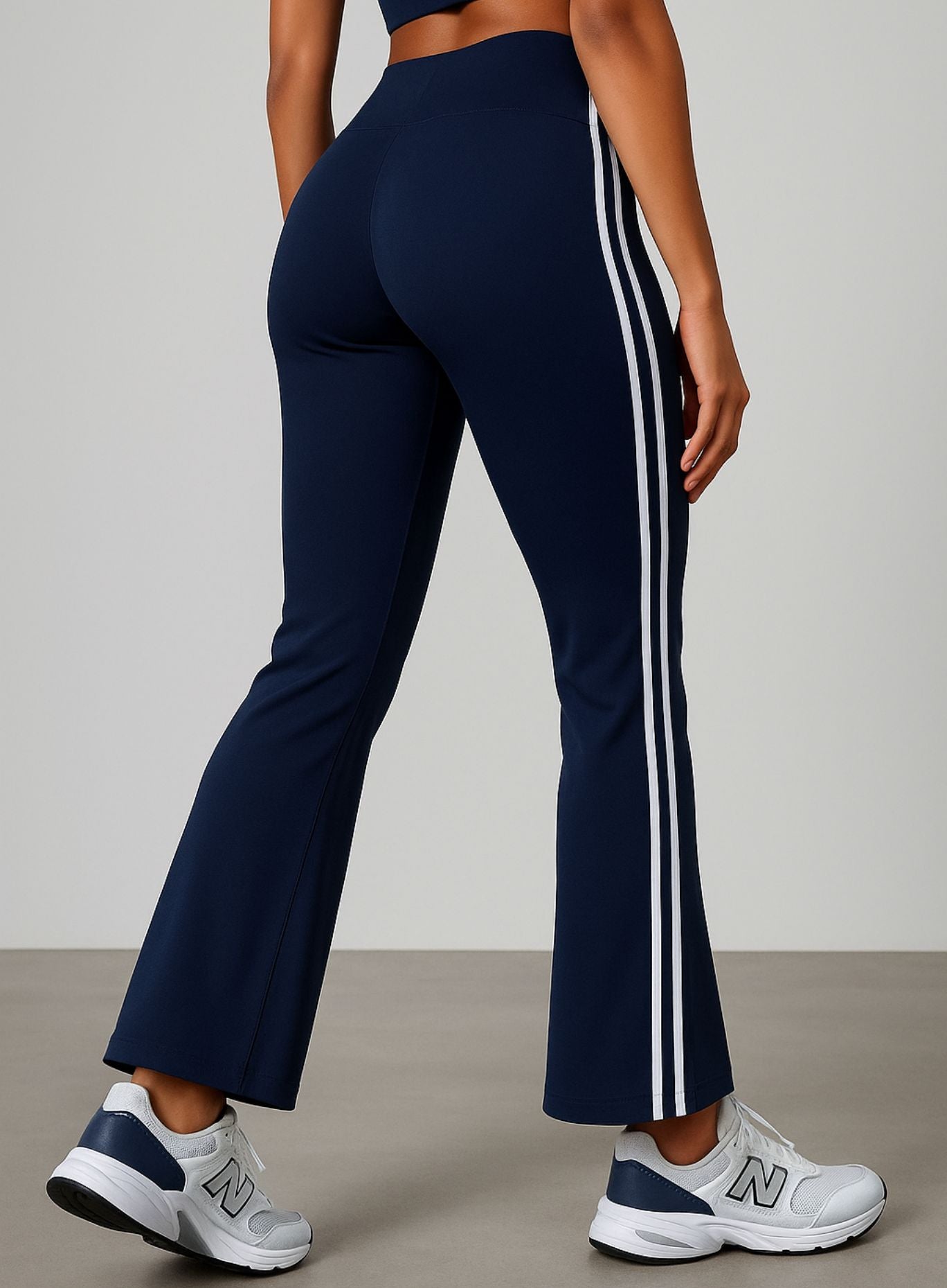 GERD – Wide-Leg Fitness Legging - Navy Blue