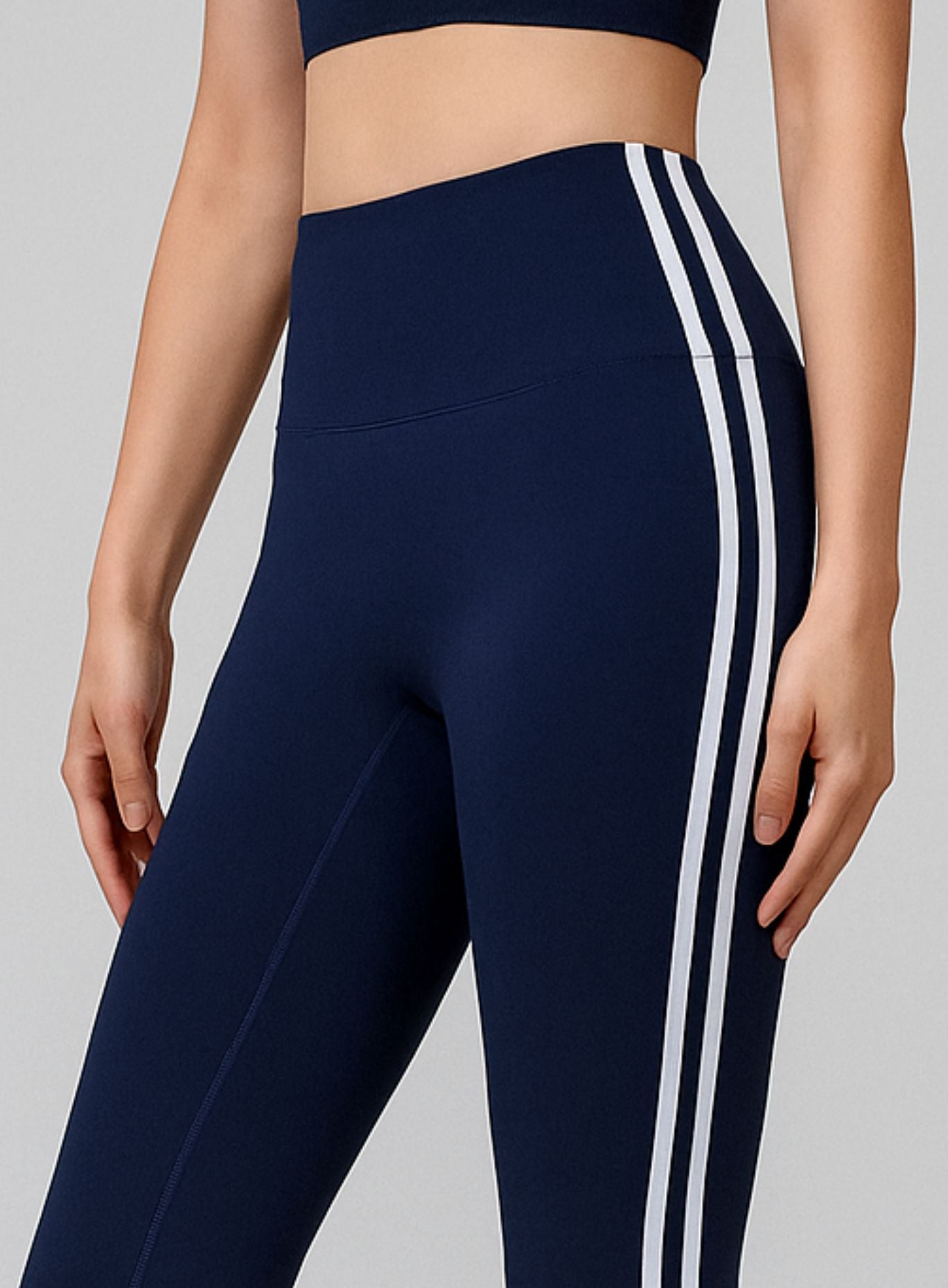 GERD – Wide-Leg Fitness Legging - Navy Blue