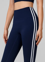GERD – Wide-Leg Fitness Legging - Navy Blue
