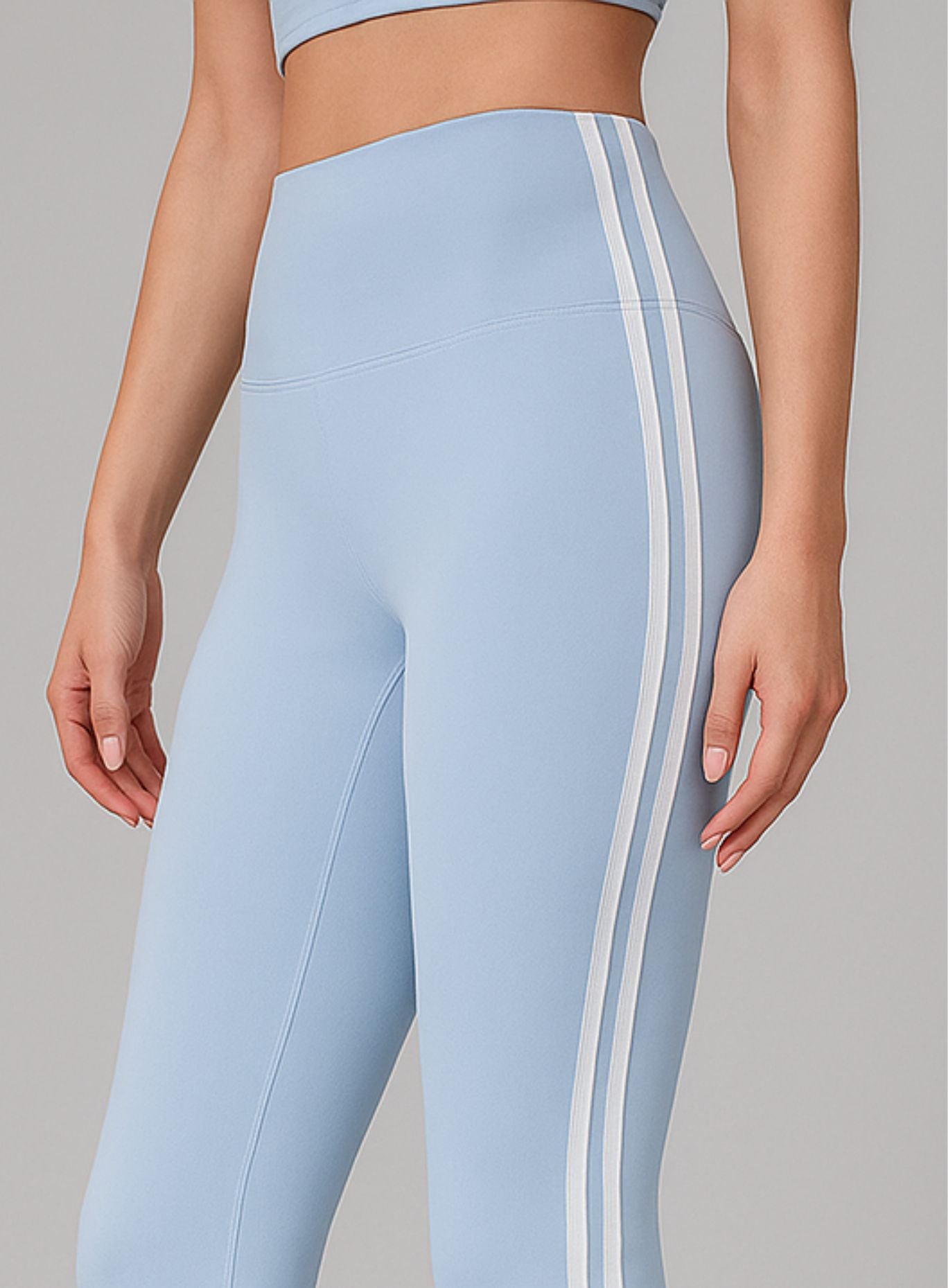 GERD – Wide-Leg Fitness Legging - Sky Blue