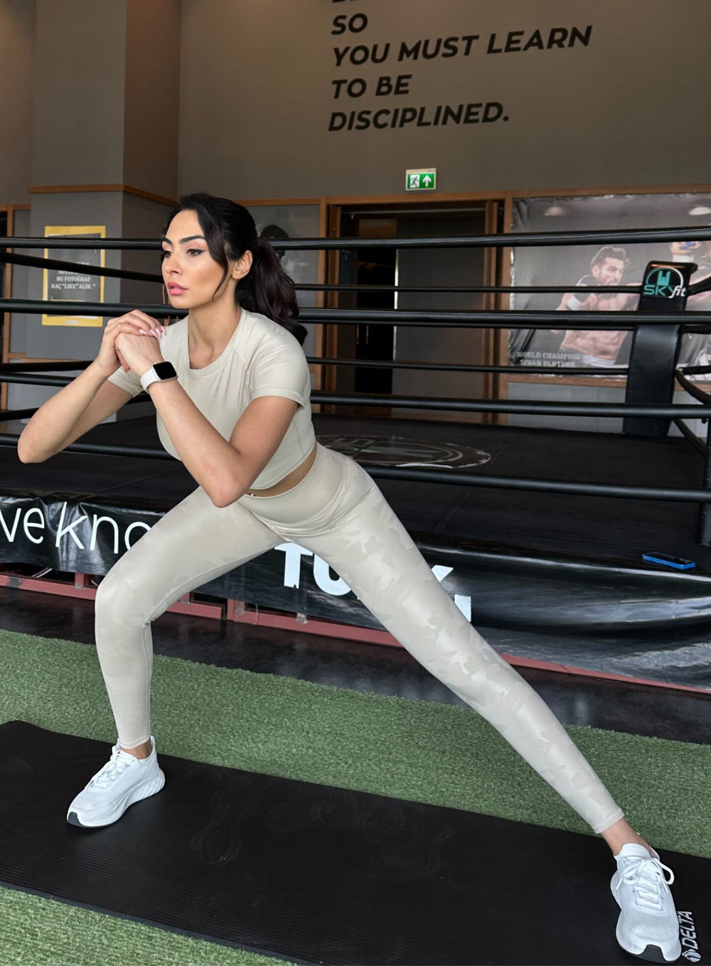 GONDUL - Camouflage Comfort Legging - Beige - VECTOR SPORTSWEAR