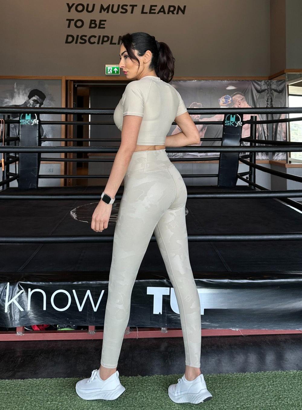 GONDUL - Camouflage Comfort Legging - Beige - VECTOR SPORTSWEAR