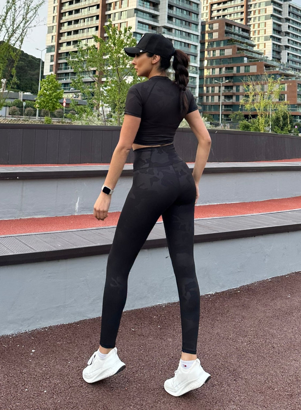 GONDUL - Camouflage Comfort Legging - Black - VECTOR SPORTSWEAR