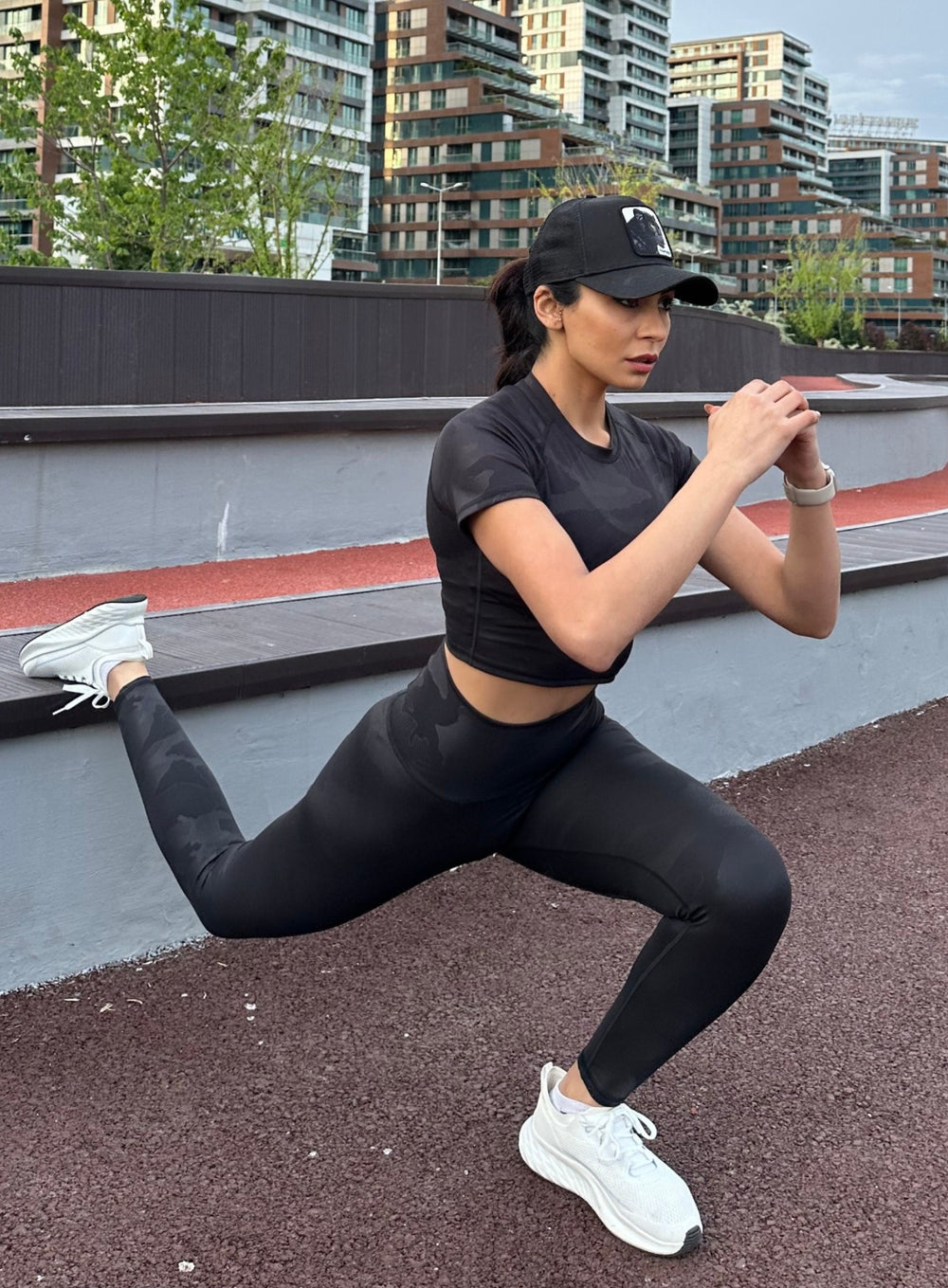 GONDUL - Camouflage Comfort Legging - Black - VECTOR SPORTSWEAR