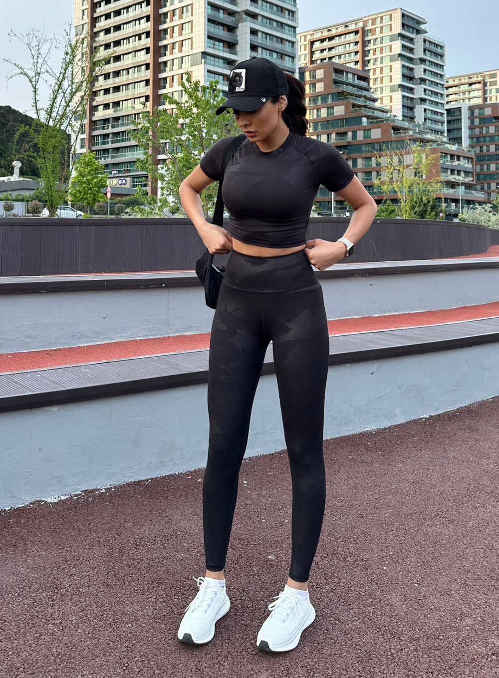 GONDUL - Camouflage Comfort Legging - Black - VECTOR SPORTSWEAR