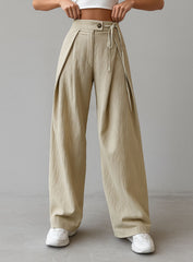KLYN – Relaxed Fit Pants - Beige
