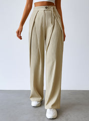 KLYN – Relaxed Fit Pants - Beige