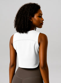 LUXMOVE™ Activewear Tank - White - VECTOR SPORTSWEAR