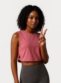 LUXMOVE™ Activewear Tank - Velvet Rose - VECTOR SPORTSWEAR