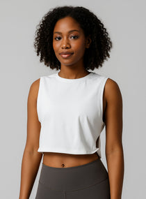 LUXMOVE™ Activewear Tank - White - VECTOR SPORTSWEAR