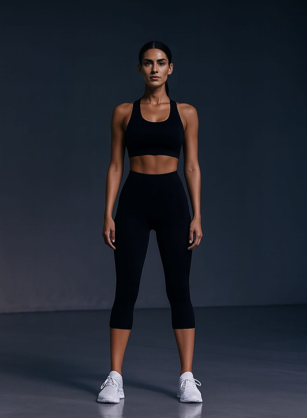 Mid - Calf Running Legging - Black - VECTOR SPORTSWEAR