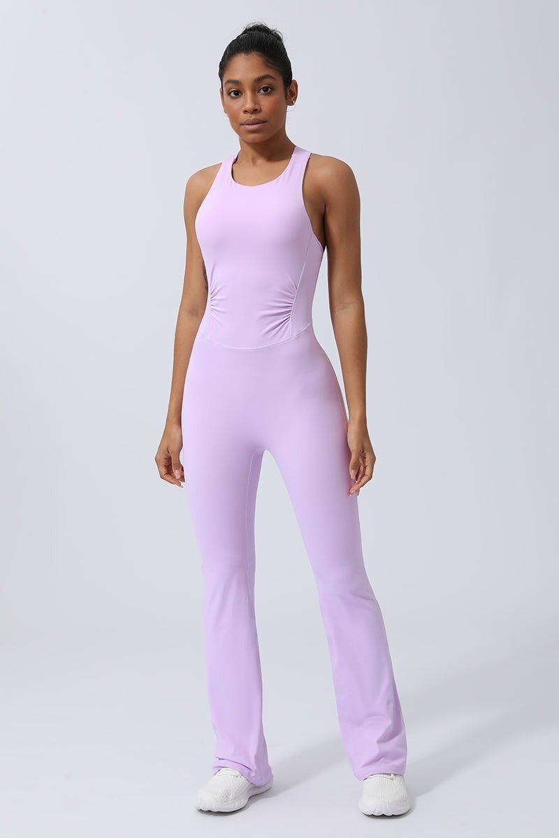 NORSE - VibeFlex Yoga Jumpsuit - Pink Purple - VECTOR SPORTSWEAR