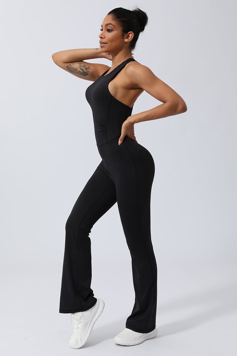 NORSE - VibeFlex Yoga Jumpsuit - Black - VECTOR SPORTSWEAR