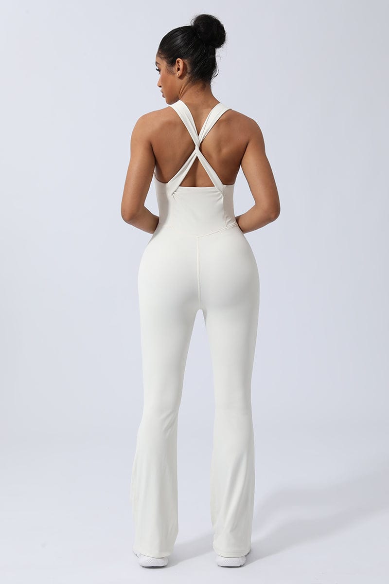NORSE - VibeFlex Yoga Jumpsuit - Milky White