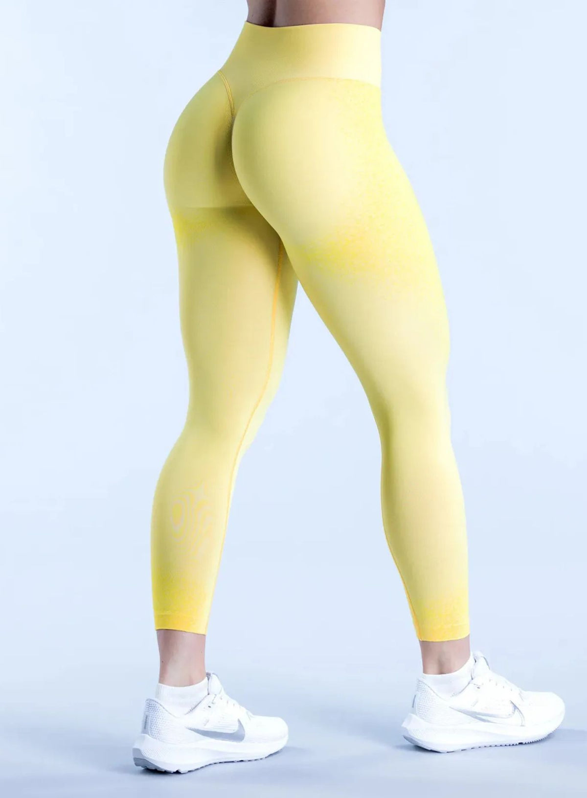 Nimbus Curve Leggings - Lemon Yellow - VECTOR SPORTSWEAR