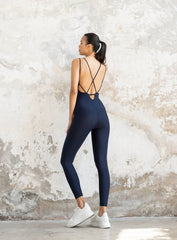 NORSE - YOGA JUMPSUIT - NAVY BLUE