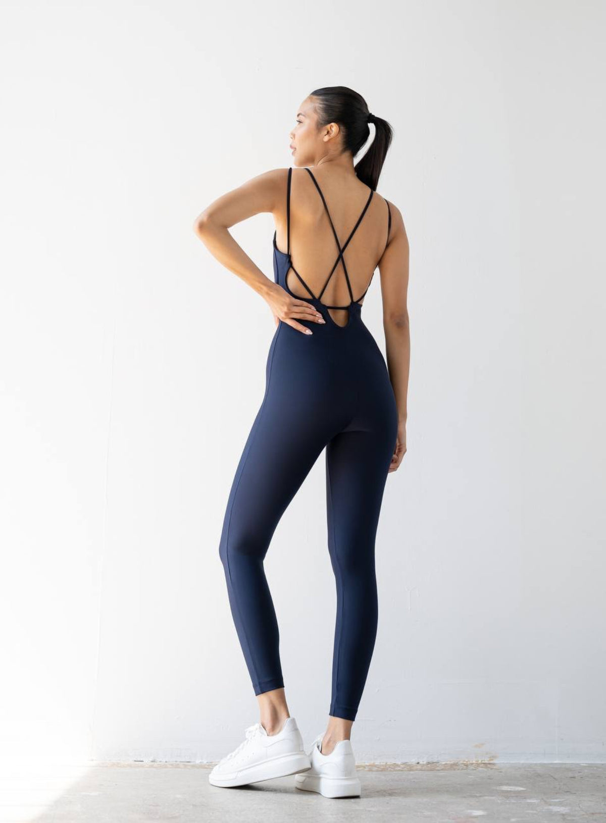 NORSE - YOGA JUMPSUIT - NAVY BLUE