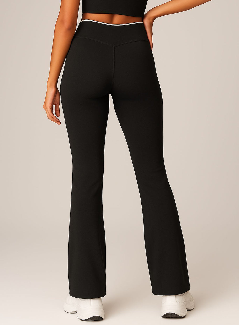 PowerCurve™ V - Cross Waist Legging Black - VECTOR SPORTSWEAR