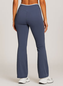 PowerCurve™ V - Cross Waist Legging Blue Gray - VECTOR SPORTSWEAR