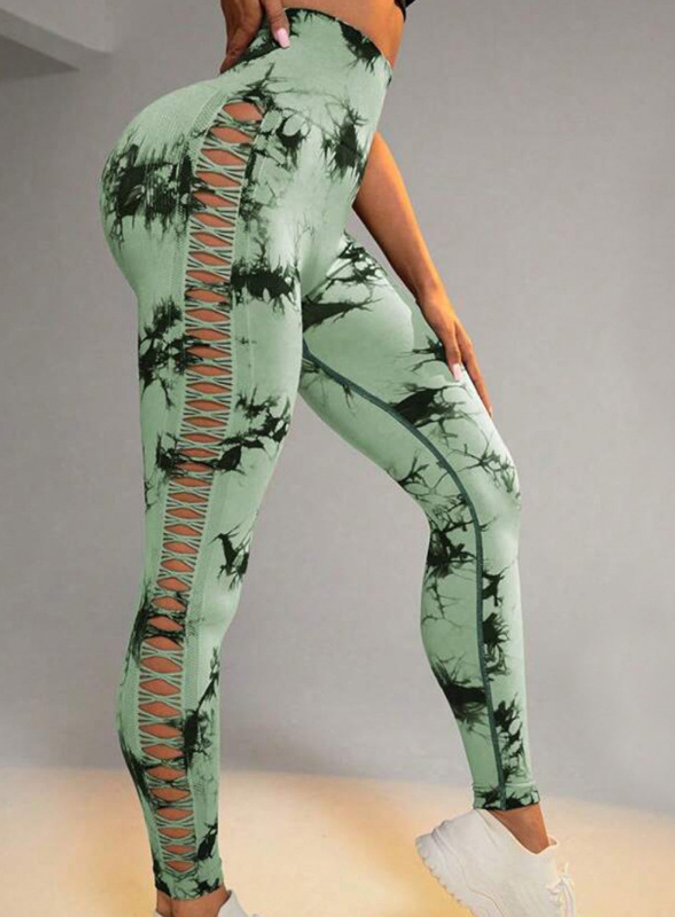 RIFT™ Tie-Dye Scrunch Leggings - Green