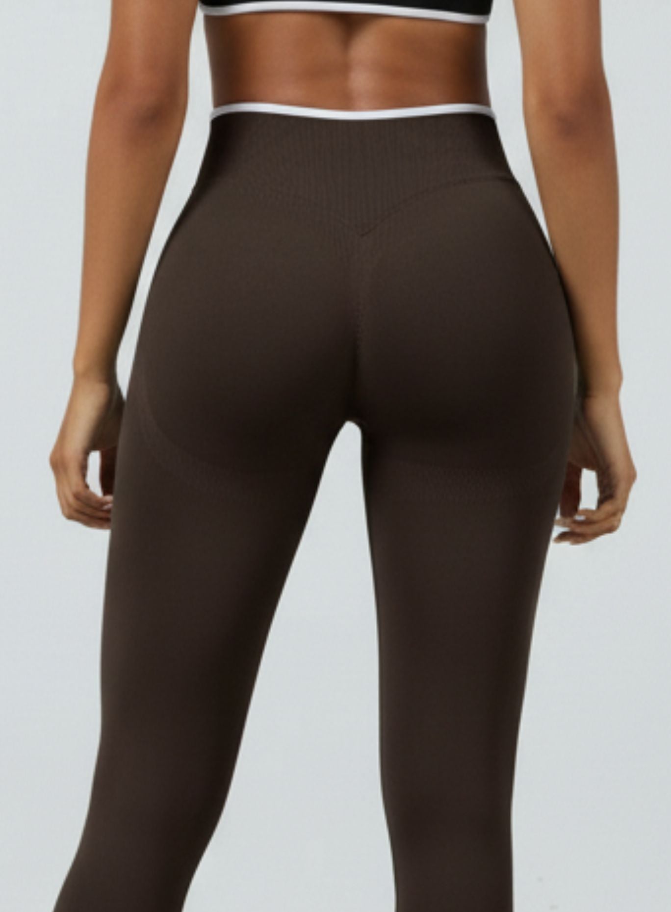 SculptCurve - HydraFit Seamless Legging - Brown