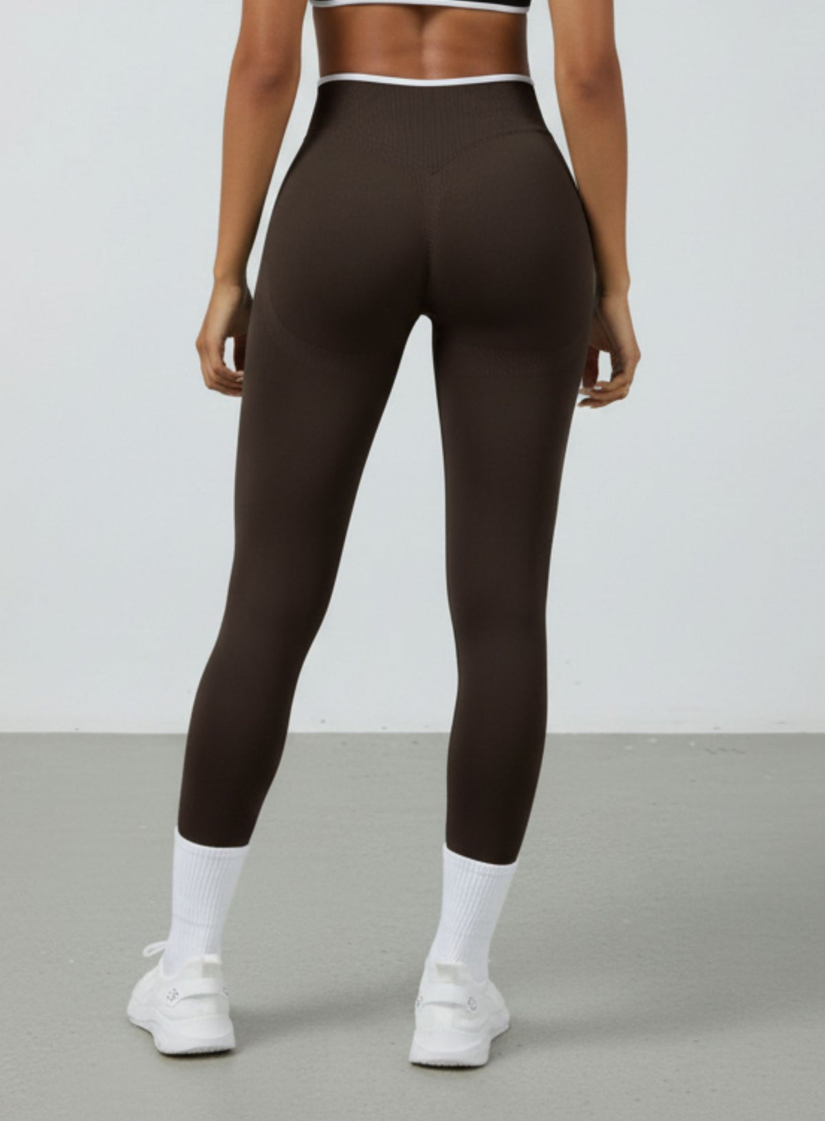 SculptCurve - HydraFit Seamless Legging - Brown