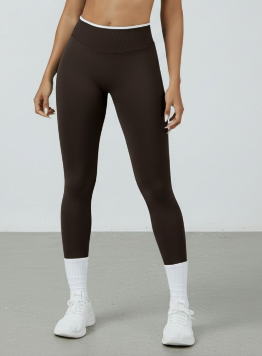 SculptCurve - HydraFit Seamless Legging - Brown - VECTOR SPORTSWEAR