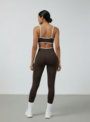 SculptCurve - HydraFit Seamless Legging - Brown