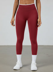 SculptCurve - HydraFit Seamless Legging - Cherry Red