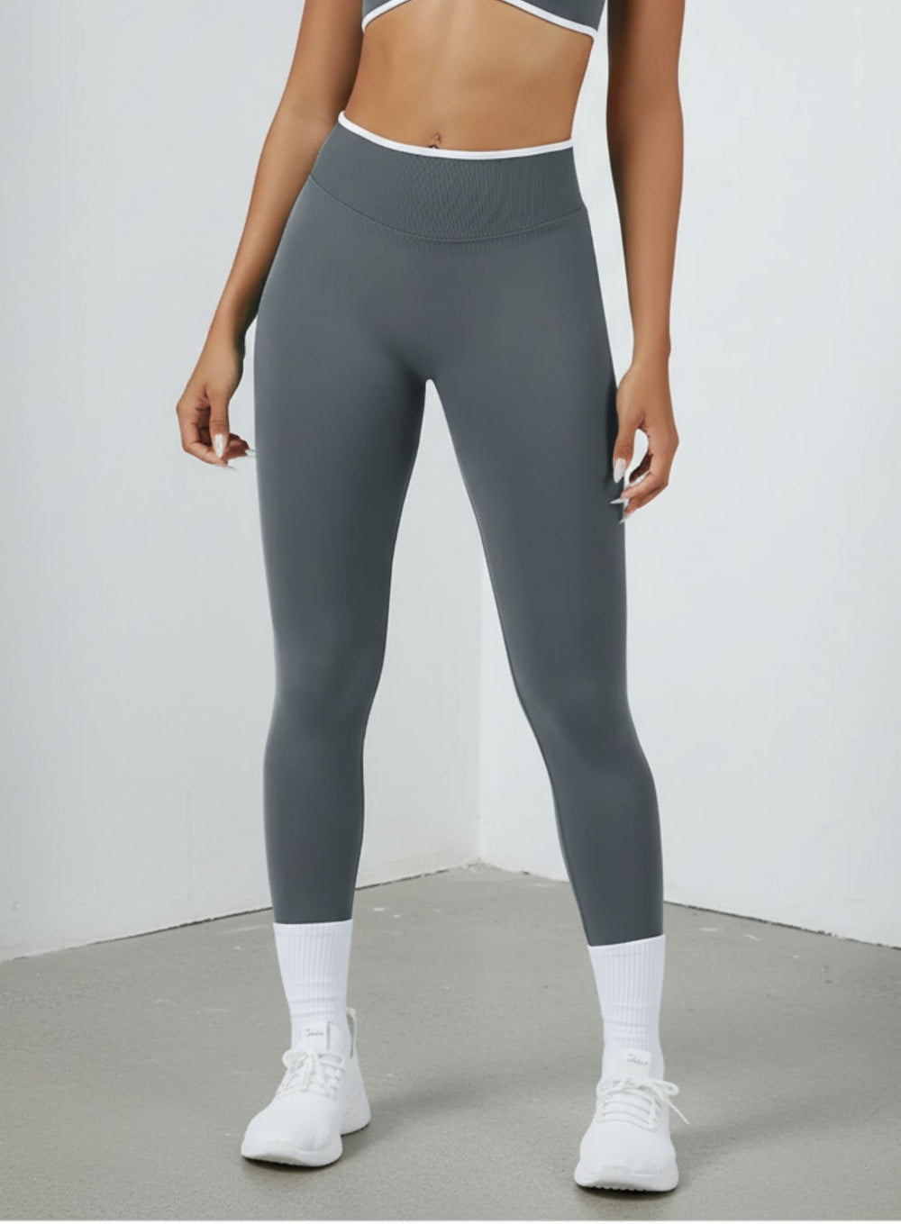 SculptCurve - HydraFit Seamless Legging - Gray - VECTOR SPORTSWEAR